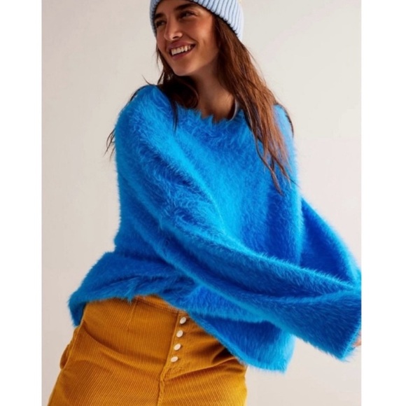 Free People Sweaters - Free People Harrison Bunny Crew Sweater Size M